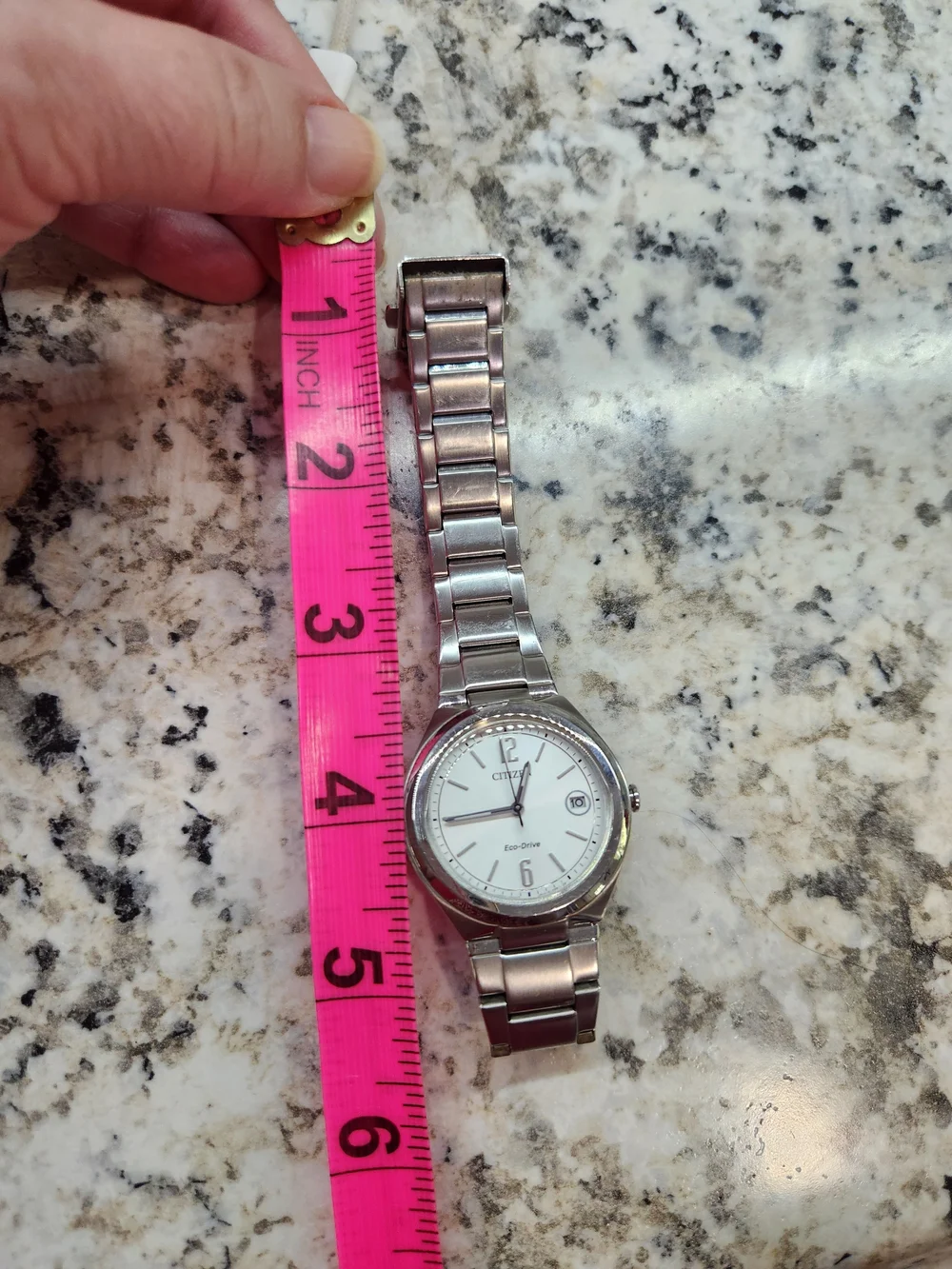 Citizen Silver Dial Stainless Steel Eco-Drive Watch